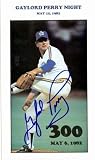Gaylord Perry Autographed/Hand Signed Gaylord Perry Night Program May 15th 1982 (Seattle Mariners) 5