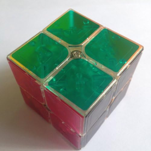2x2x2 Transparent Cube Puzzle ,50x50mm Wittwo Type C Speed Magic Cube,. Version 1