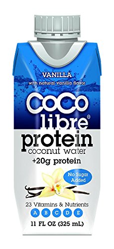 CoCo Libre Coconut Water + Protein - Vanilla - 11 oz - 12 ct