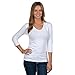 Fashion Corner Women's Layering Three Quarter Sleeve Tee