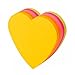 Post-it CC-31 Sticky Notes, Cut Cube, Heart, 5 Colors, 2.8 x 2.8 inches (72 x 72 mm), 225 Sheets x 1 Pad