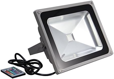Dreamy Lighting Waterproof Remote Control 50W RGB 16 Color Changing LED Flood Light