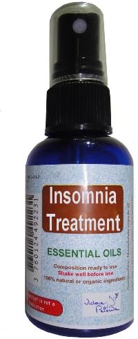 Insomnia Treatment - Organic Essential Oils - 2.04 Fl.oz. Ready to Use Spray