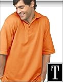 Dagwood Solid Pique Golf Polo by Tehama (Size=M,Color=Lime)