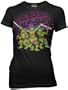 Teenage Mutant Ninja Turtles - Heroes in a Half Shell Jr / Womens T-shirt in Black, Size: X-Large