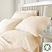 Organic Cotton Bed Sheet Set. Soft and Luxurious - Queen Natural