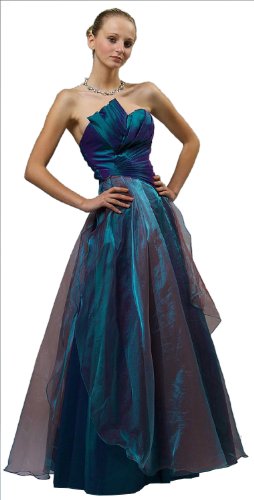 Corsagen-Ballkleid “Arielle”, Petrol