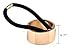 Imixlot Elastic Hair Band Mirror Metal Circle Hair Cuff Band Ponytail Holder Clip Hairband