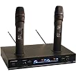 Dual VHF Rechargeable Wireless Microphone System
