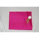Bright Pinky-Red Dupioni Fat Quarter