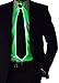 NEON NIGHTLIFE Light Up Neck Tie Men's Fiber Optic Novelty Lighted, Green