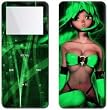 Ghost In The Pod (Green) Design Apple iPod Nano 1G (1st Gen) 1GB/ 2GB/ 4GB Protector Skin Decal Sticker