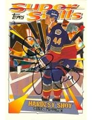 Collectibles: Chris Pronger autographed Hockey Card (St. Louis Blues) 1996 Topps Super Shots #54 - Autograph Warehouse