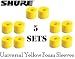 Shure Dynamic Microspeaker II Sound Isolating Earphones (Black) with Push to Hear Control, 3 pairs of Shure Triple Flange Sleeves & 5 Pairs of Shure Reusable Foam Sleeves image 4