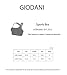 GIODANI Women Workout Active Supper Comfort Seamless Racerback Sports Bra