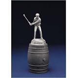Downswing Position Golfing Themed English Pewter Bottle Stopper