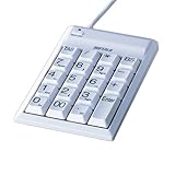 バッファローコクヨサプライ BUFFALO スタンダードテンキーボード USB接続 ホワイト BTKU02WHA