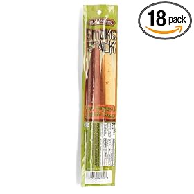 Old Wisconsin Smoke Stacks Beef Sauasage with Jalapeno Cheese, 2.75-Ounce Packages (Pack...