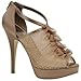 Chinese Laundry Women's Hands Up Peep-Toe Pump,Taupe,7 M US