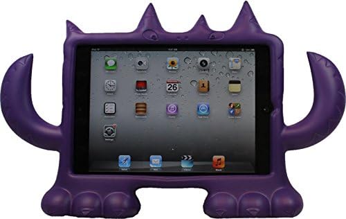 Apple iPad Mini Shock Proof series iMonster design especially for kids/family with Easy grip handle-Purple