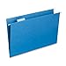 Smead Hanging File Folder with Tab, 1/5-Cut Adjustable Tab, Legal Size, Blue, 25 per Box (64160)