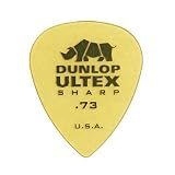 Dunlop <strong>ダンロップ</strong> ULTEX ピック×10枚セット （シャープ／0.73mm）