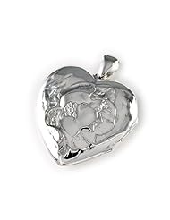 Heart Locket with Design Pendant
