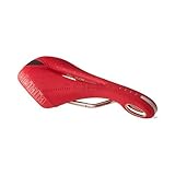 Selle Italia Flite Gel Flow TI Men's Bicycle Saddle (Titanium Rails, Red)