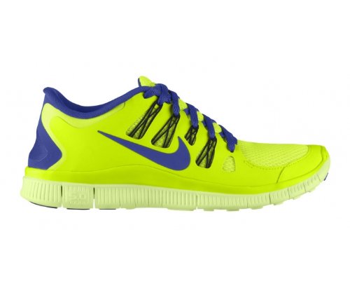 Nike Men's NIKE FREE 5.0+ RUNNING SHOES 11.5 Men US (VOLT/HYPER/BLACK/BRLY VLT)