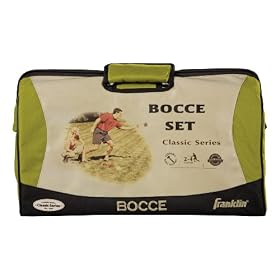 Click here to buy Franklin Sports Classic Series Bocce Set (107mm).