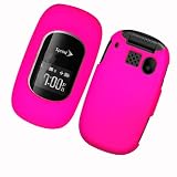 Hot Pink Texture Hard Protector Case Cover For Sanyo Vero SCP-3820