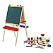 Melissa & Doug Deluxe Standing Easel & Companion Supply Set Bundle