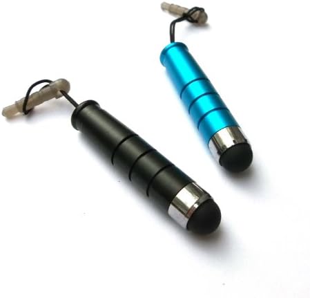Hi-Tech Dealz® 2 Pack of Stylus (Black Blue) 3.5mm MINI ATTACHABLE Universal Touch Screen Capacitive Pen for Huawei Tablet PC / Cell Phone / Smartphone : Huawei Ascend D quad, Huawei Ascend D quad XL, Huawei Ascend D1, Huawei Ascend G300, Huawei Ascend II, Huawei Ascend P1, Huawei Ascend P1 S, Huawei Fusion U8652, Huawei IDEOS S7 Slim, Huawei Impulse 4G, Huawei M886 Mercury, Huawei MediaPad, Huawei MediaPad 10 FHD, Huawei MediaPad S7-301w, Huawei T8300, Huawei U8100, Huawei U8150 IDEOS, Huawei U8180 IDEOS X1, Huawei U8220, Huawei U8230, Huawei U8350 Boulder, Huawei U8500, Huawei U8510 IDEOS X3, Huawei U8520 Duplex, Huawei U8650 Sonic, Huawei U8800 IDEOS X5, Huawei U8800 Pro, Huawei U8850 Vision, Huawei U8860 Honor, Huawei U9000 IDEOS X6
