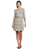 41lp1QOk80L. SL160  London Times Womens Melange Stripe Belted Sheath Dress