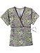 Tafford Nursing Scrubs Inner Peace Crossover w/ Ruffle Trim Scrub Top