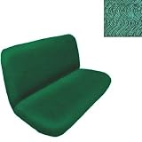 Universal Fit Swirl Rear / Bench Seat Cover - Green