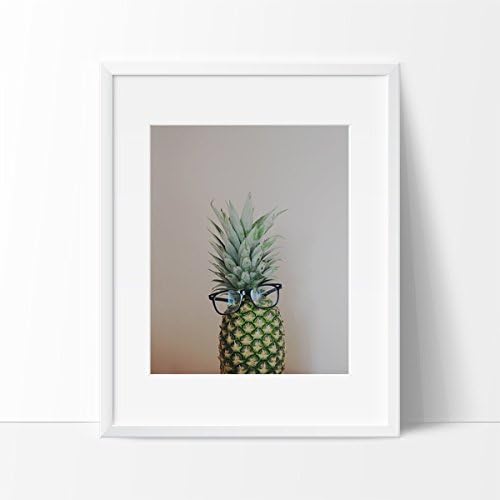 Pineapple Photograph - 8x10 Photography - Mr Pineapple - Funny Wall Decor
