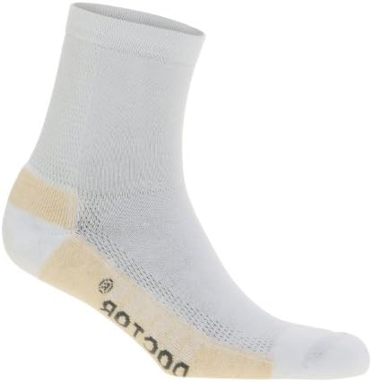 Doctor Specified Unisex Medical Grade Mini Crew Socks, Pair