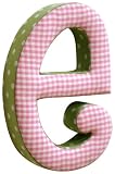 New Arrivals The Letter E, Pink and Green
