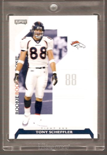 2006 Playoff NFL Football Tony Scheffler Denver Broncos Limited Rookie Card #110 - Mint Condition - In Protective Acrylic Display Case!