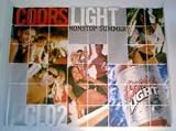COORS LIGHT NONSTOP SUMMER 2002 LARGE VINYL 24 X 32 POSTER
