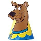 Scooby Doo party hat with ears, cone shaped, pack of 6