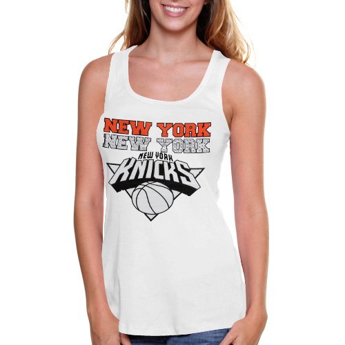 NBA New York Knicks Ladies Toned Down Fan Tank Top - Ash (X-Large)