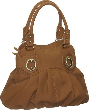 ''Havalina'' Tote Handbags - Camel Brown or Black