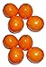 Set of 8 Decorative Life Size Faux Oranges- Great for Decorating your Home, Creating a Store Display, and Photo Props - Realistically Colored and Sized Fruit - Measures 2.75