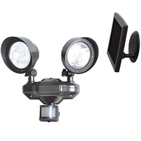 Westinghouse 81131  Solar System Pir Floodlight, 2 Spot Heads, Ashen Pewter