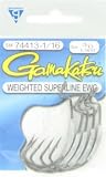 Weighted EWG Superline Hook Black Nickle 3/0 1/16oz