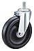 Albion 5" Light-Medium Duty Swivel Stem Caster, 300 lb. Load Rating 32J877-1 Each