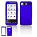 Samsung Omnia i910 Cell Phone Dark Blue Rubber Feel Protective Case Faceplate Cover