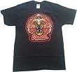 SANTANA - Red Lion - Black T-shirt